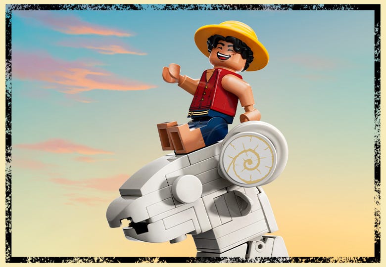 One Piece Lego - Pirate Ship Going Merry
