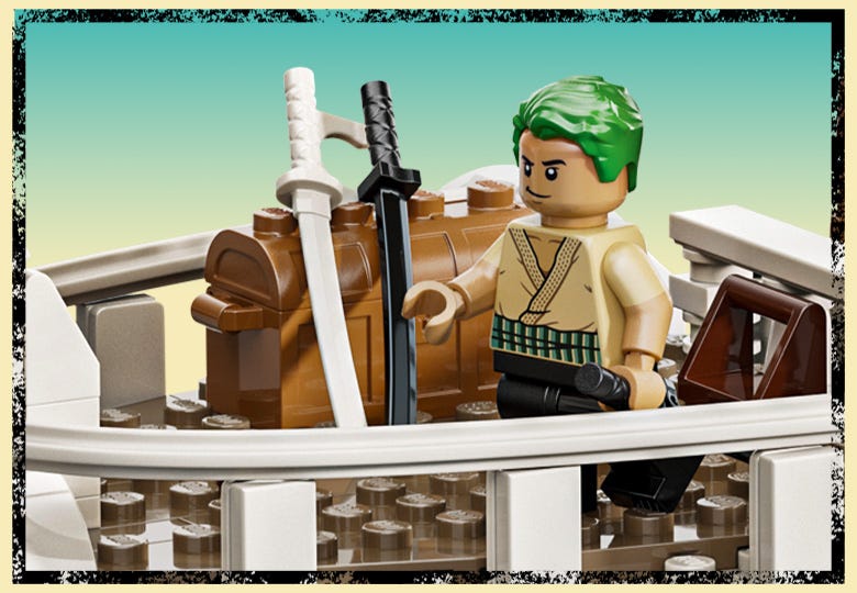 One Piece Lego - Pirate Ship Going Merry
