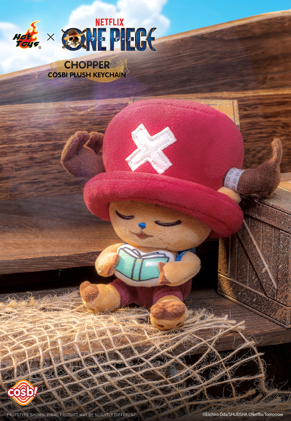 One Piece Netflix Live Action Cosbi Plush Keychain - Chopper Complete Box of 6 Types