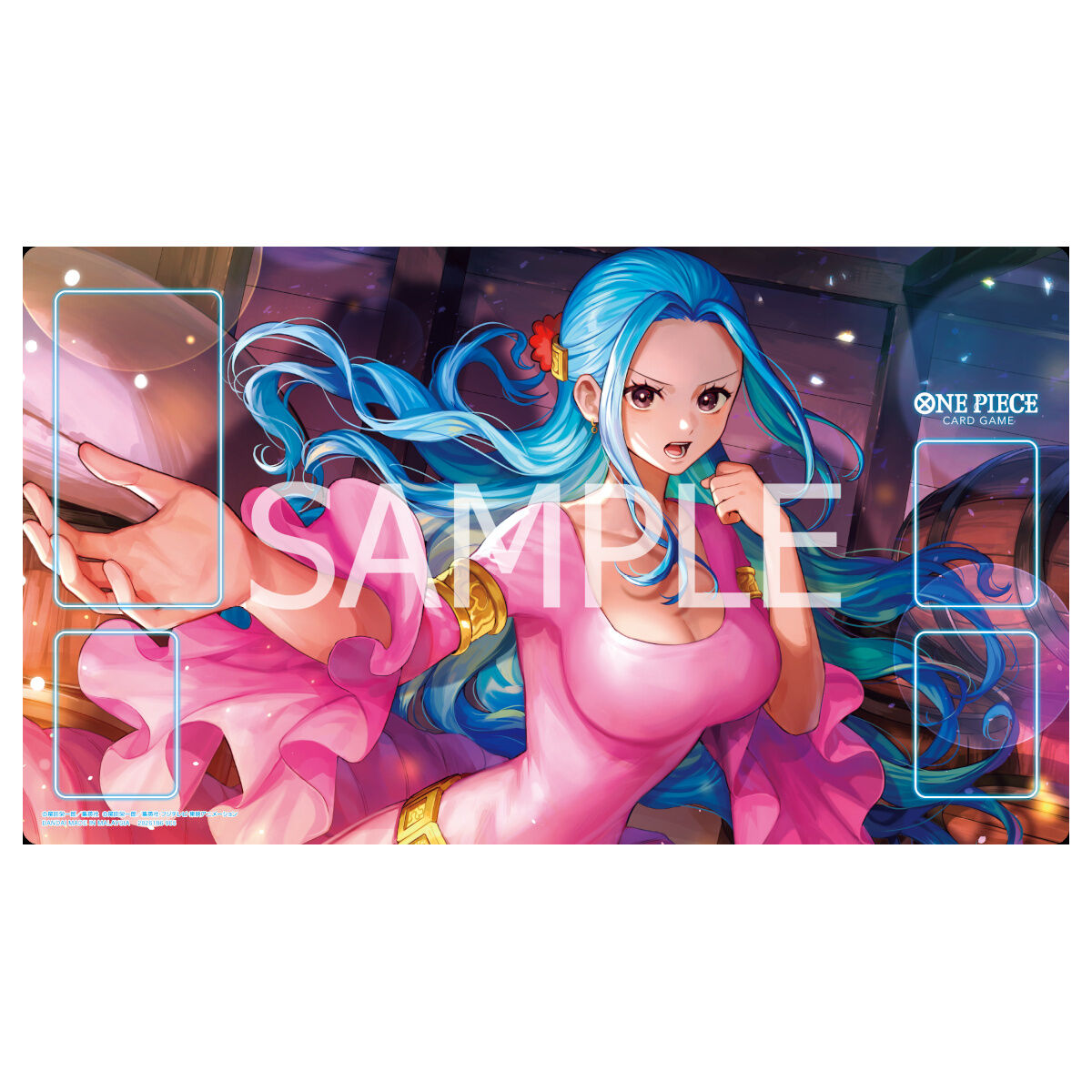 One Piece Official Card Game Playmat - Nefertari Vivi + Bonus Card