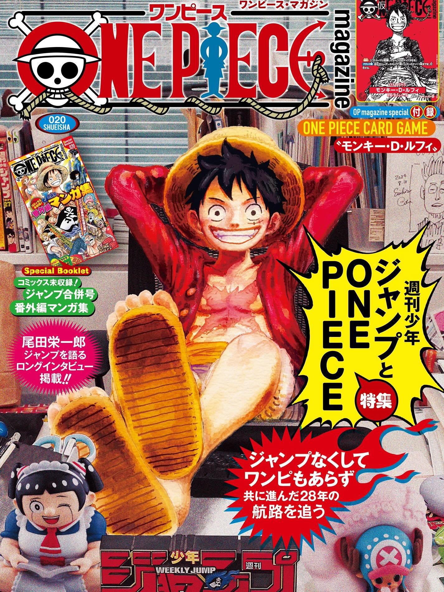 One Piece One Piece Magazine Special Feature Weekly Shonen Jump and One Piece 020 + One Piece Card