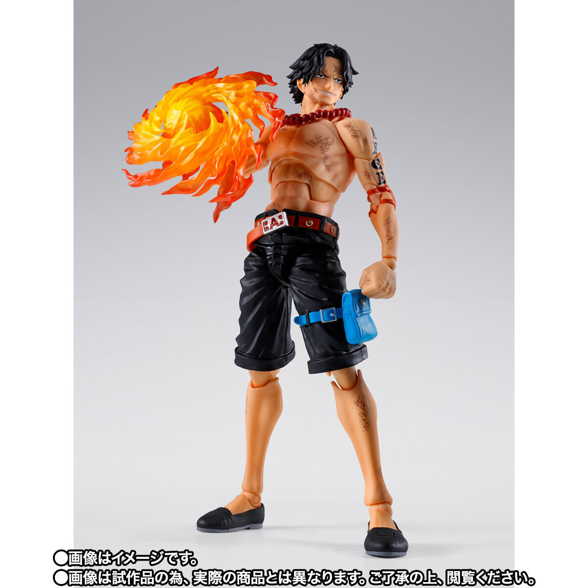 Reviable Moment フィギュア8点セット One Piece S.H.Figuarts - Portgas D. Ace Marineford Summit Battle