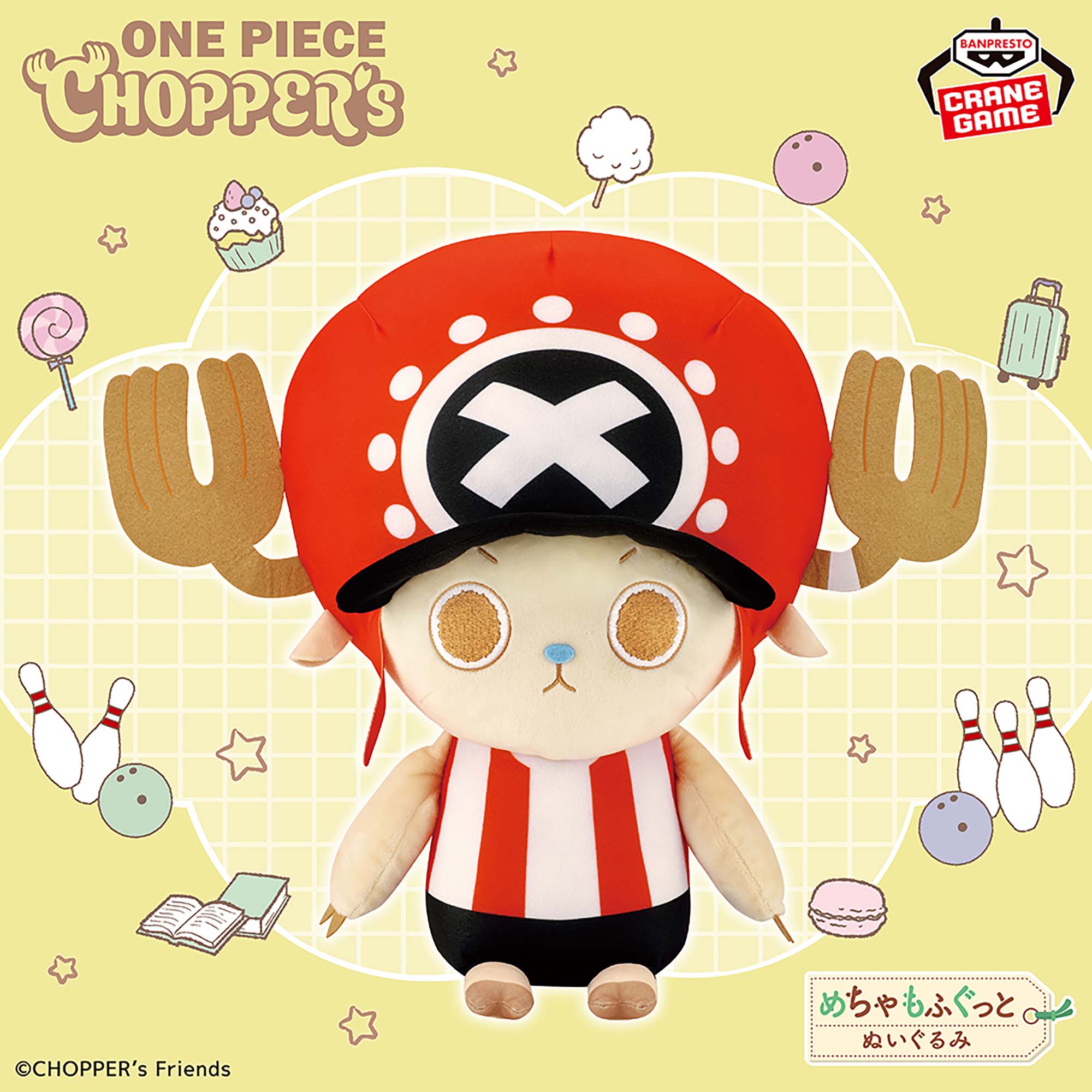 One Piece Super Mofugutto Plush - Chopper Round 1 Limited Color