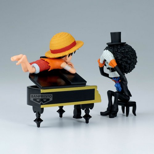 One Piece World Collectible Figures - Log Stories Monkey D. Luffy & Brook Is that so...? Is he doing well...?!