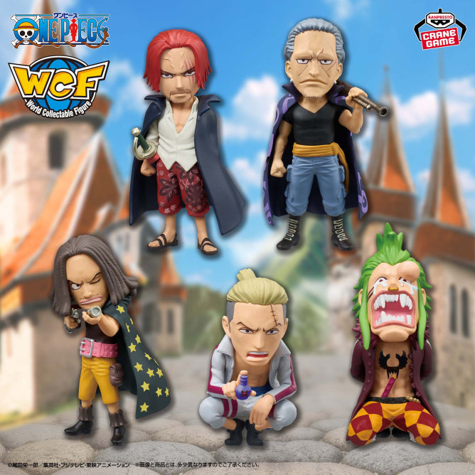 One Piece World Collectible Figures - Red-Haired Pirates VS Bartolomeo Complete Set of 5 Types