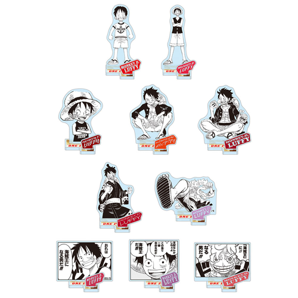One Piece x Jump Victory Carnival 2026 - Acrylic Figure Collection Monkey D. Luffy Vol. 1 Complete Set Of 10 Types
