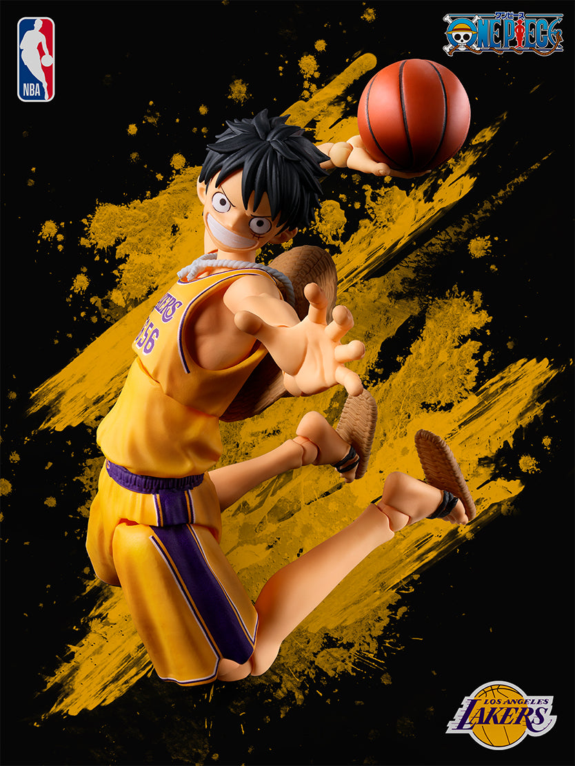 One Piece x NBA S.H.Figuarts - Monkey D. Luffy Los Angeles Lakers ver.