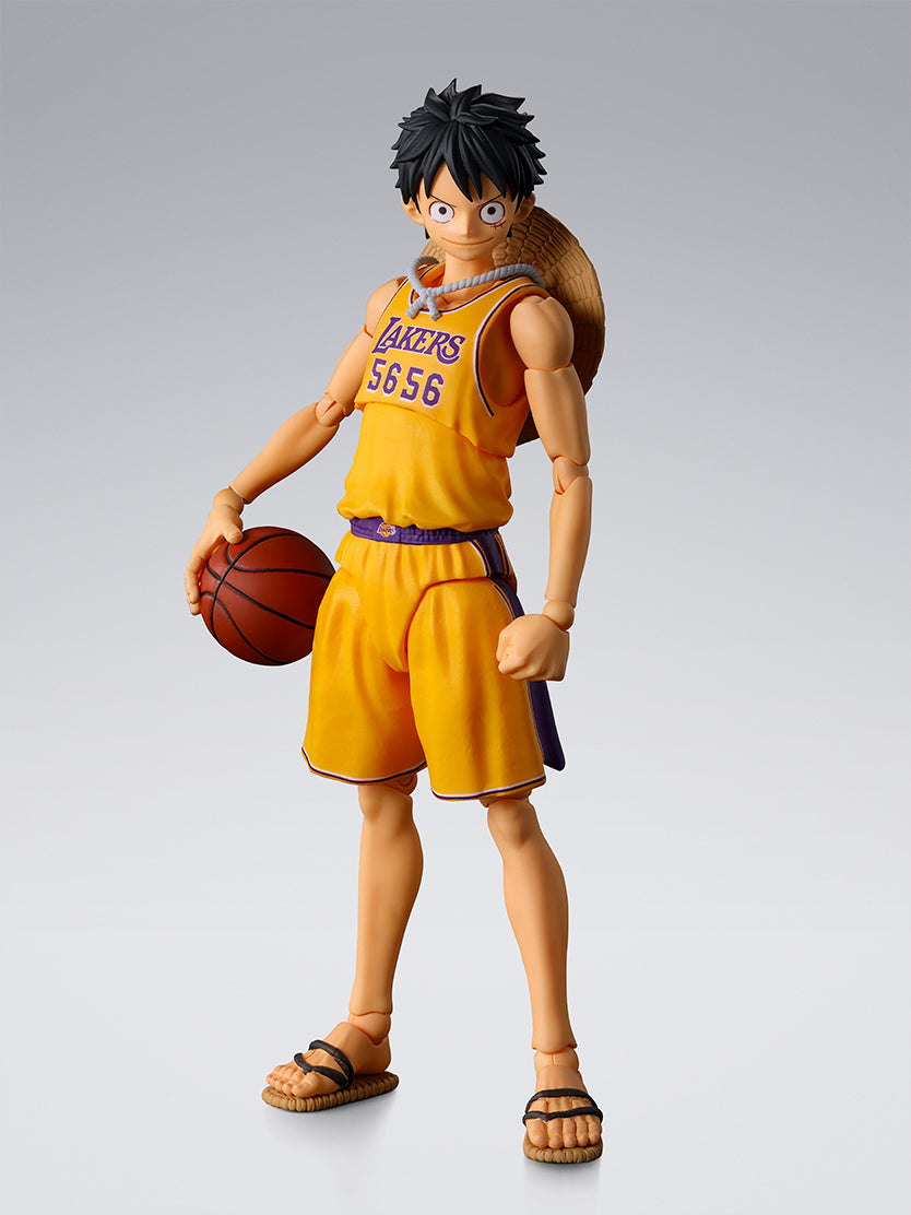 One Piece x NBA S.H.Figuarts - Monkey D. Luffy Los Angeles Lakers ver.