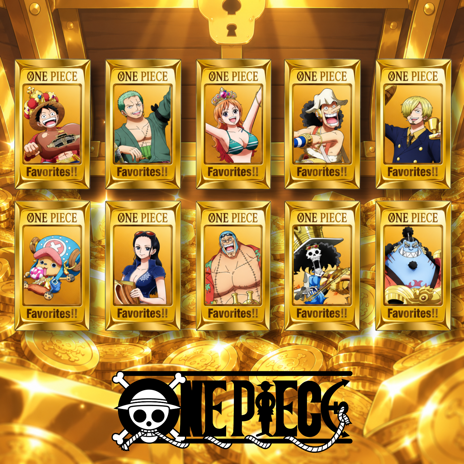 全額寄付　付録未開封ONE PIECE 10th TREASURES One Piece - Mugiwara Store 14th Anniversary Favorites!! Treasure