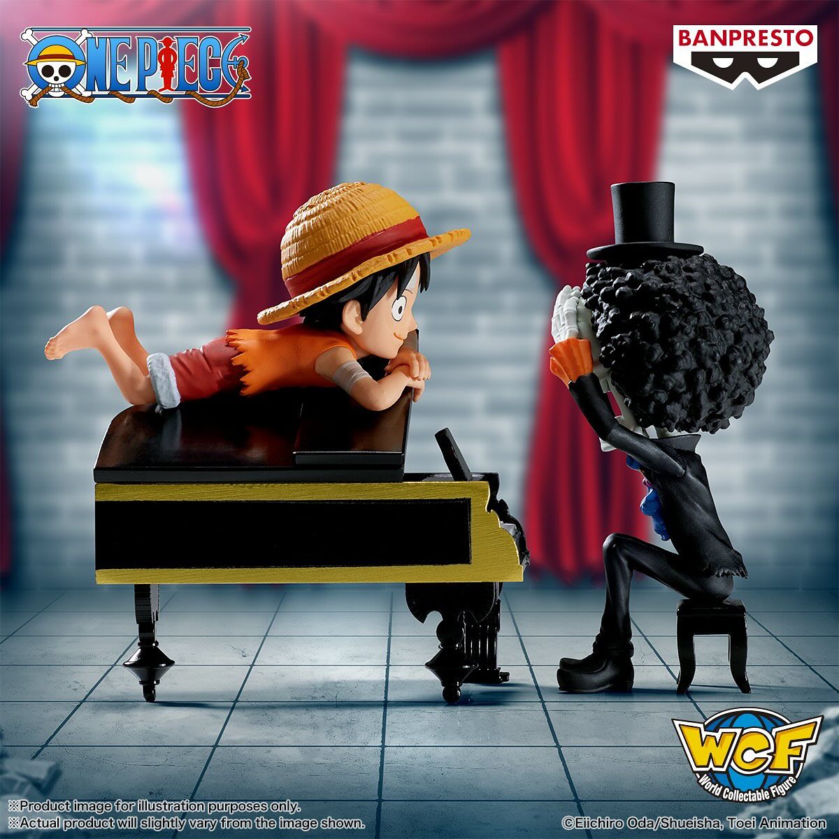 One Piece World Collectible Figures - Log Stories Monkey D. Luffy & Brook Is that so...? Is he doing well...?!