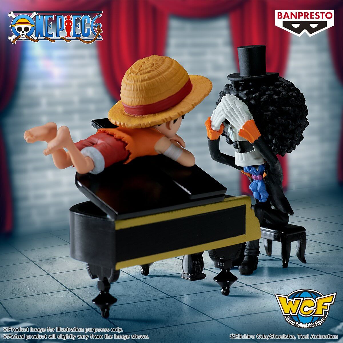 One Piece World Collectible Figures - Log Stories Monkey D. Luffy & Brook Is that so...? Is he doing well...?!