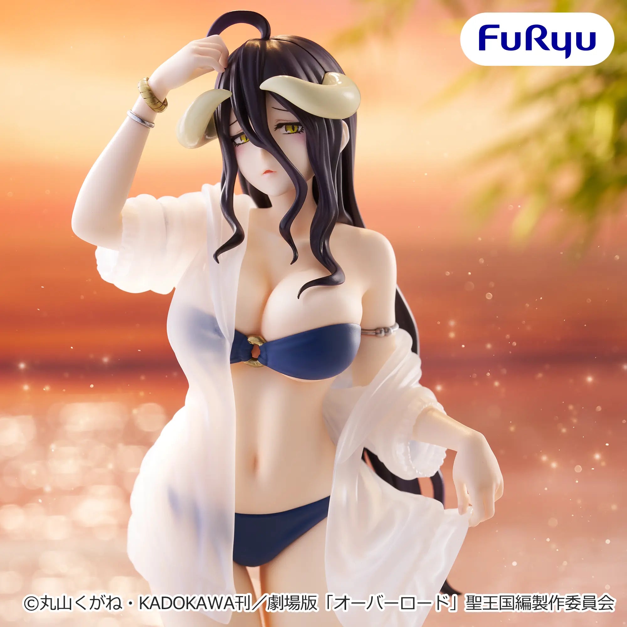 Overlord Muchuuto Figure - Albedo Aqua Ver.