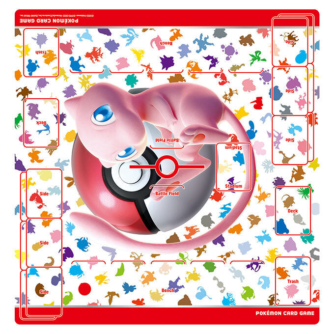 Pokemon Card Game Full Size Rubber Playmat Mew 151 Japan OFFICIAL Pokemon Card Game Full Size Rubber Playmat Mew 151 Japan OFFICIAL