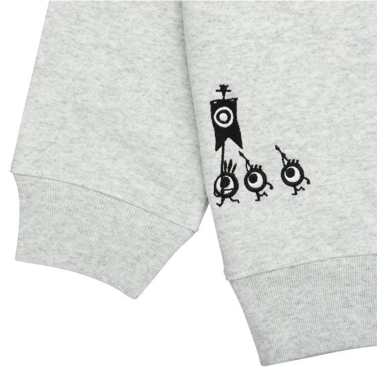Patapon X Grapht Fashion Collection - Hatapon Embroidered Grey Sweatshirt