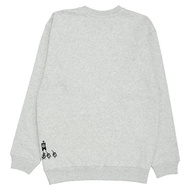 Patapon X Grapht Fashion Collection - Hatapon Embroidered Grey Sweatshirt