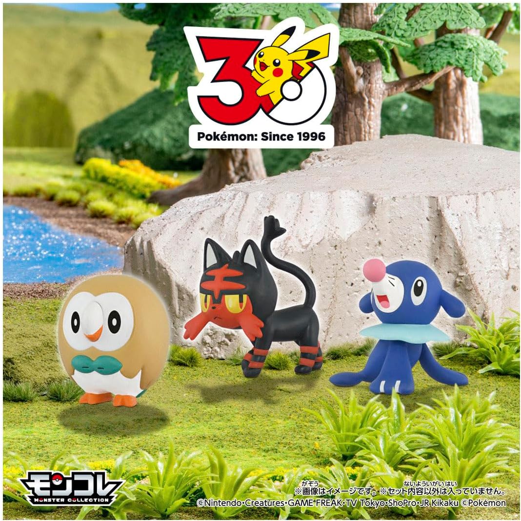 Pokemon 30th Anniversary x MonColle - Alola Region Complete Set of