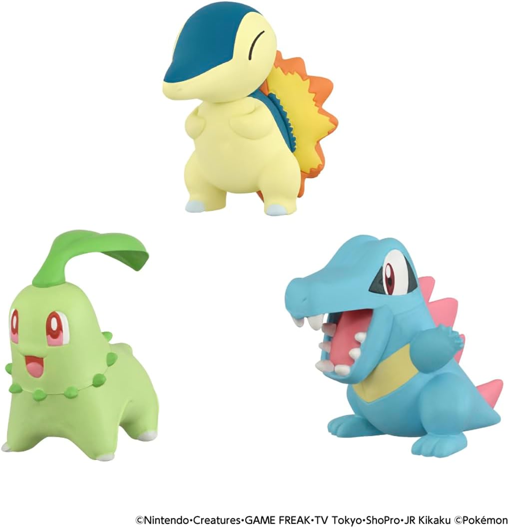 Pokemon 30th Anniversary x MonColle - Johto Region Complete Set of 3 Types