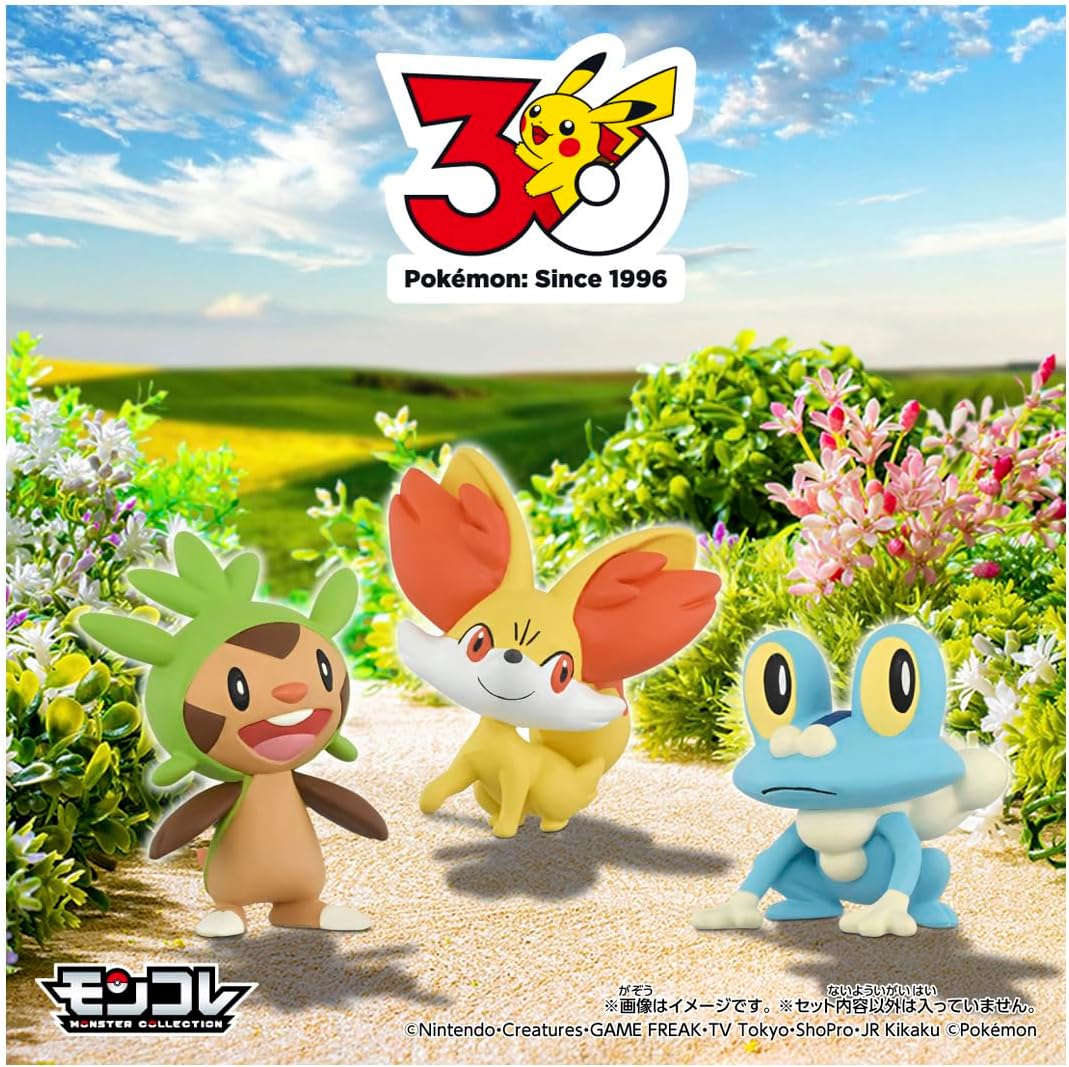 Pokemon 30th Anniversary x MonColle - Kalos Region Complete Set of