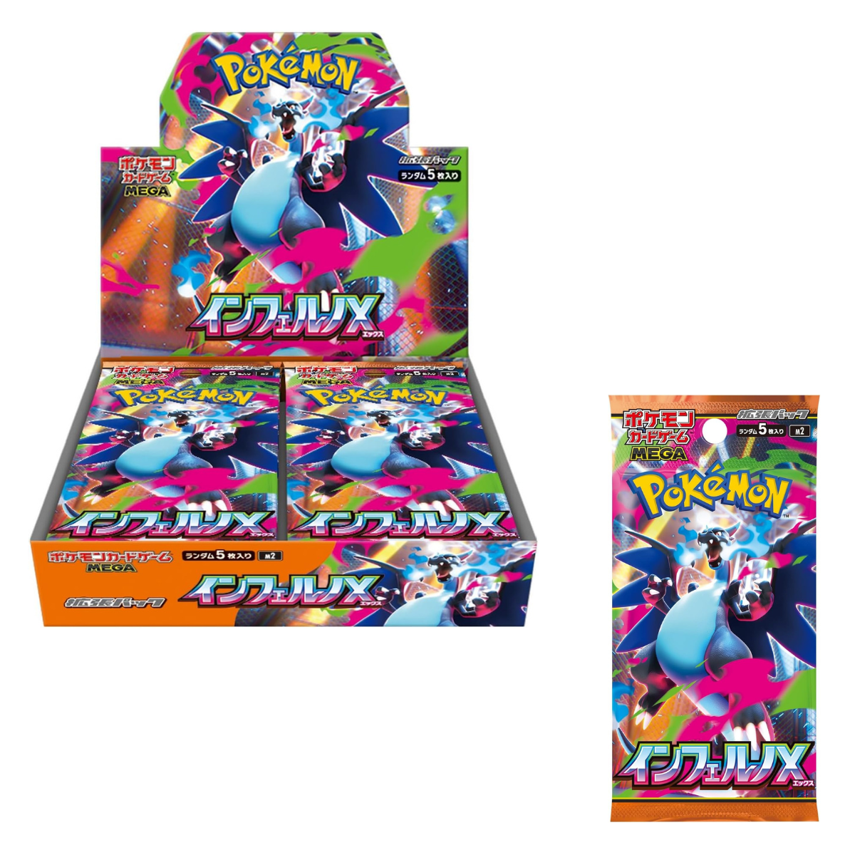 Pokemon Card Game MEGA Expansion Pack Inferno X BOX [M2