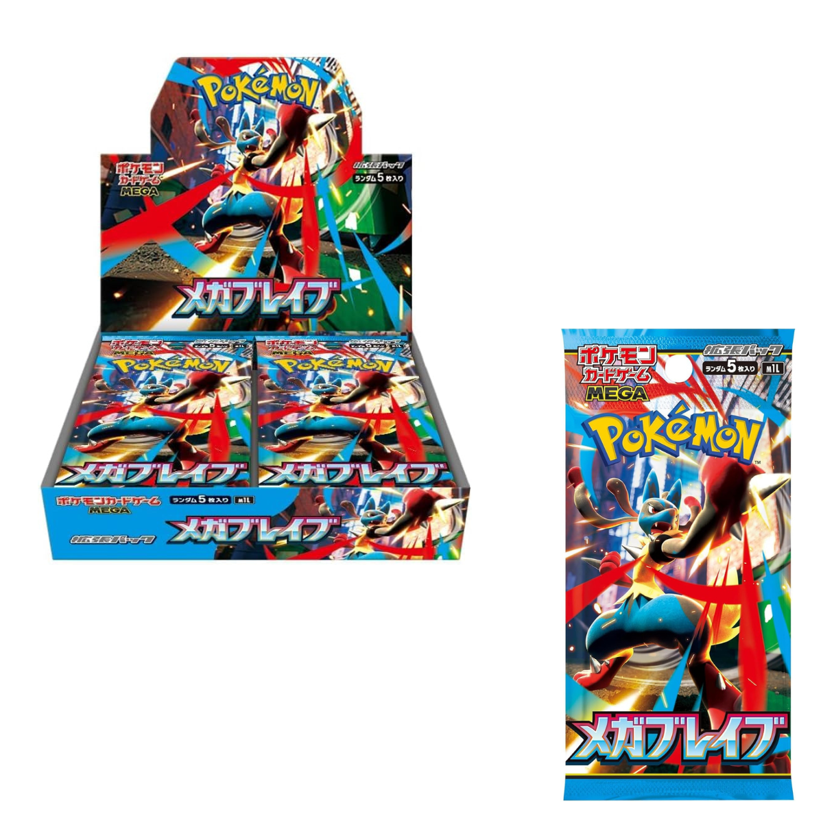 Pokemon Card Game MEGA Expansion Pack Mega Brave BOX [M1L Pokemon Card Game MEGA Expansion Pack Mega Brave BOX [M1L