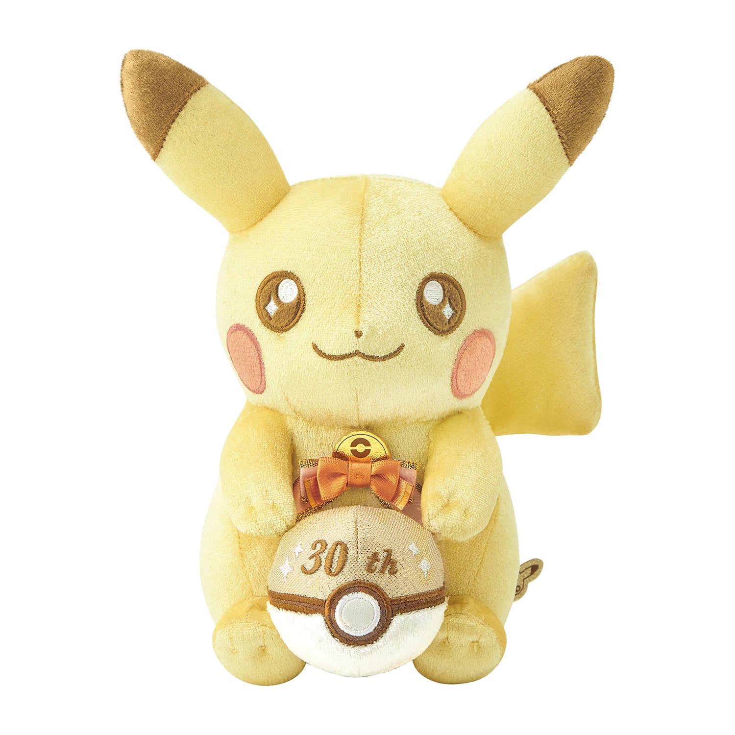 Pokemon Center 30th Anniversary Original Plush - Sparkling Pikachu