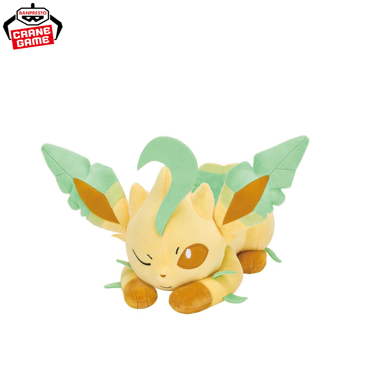 Pokemon Mofugutto Plush Eevee Friends - Umbreon and Leafeon (2 Types) Naptime Ver.