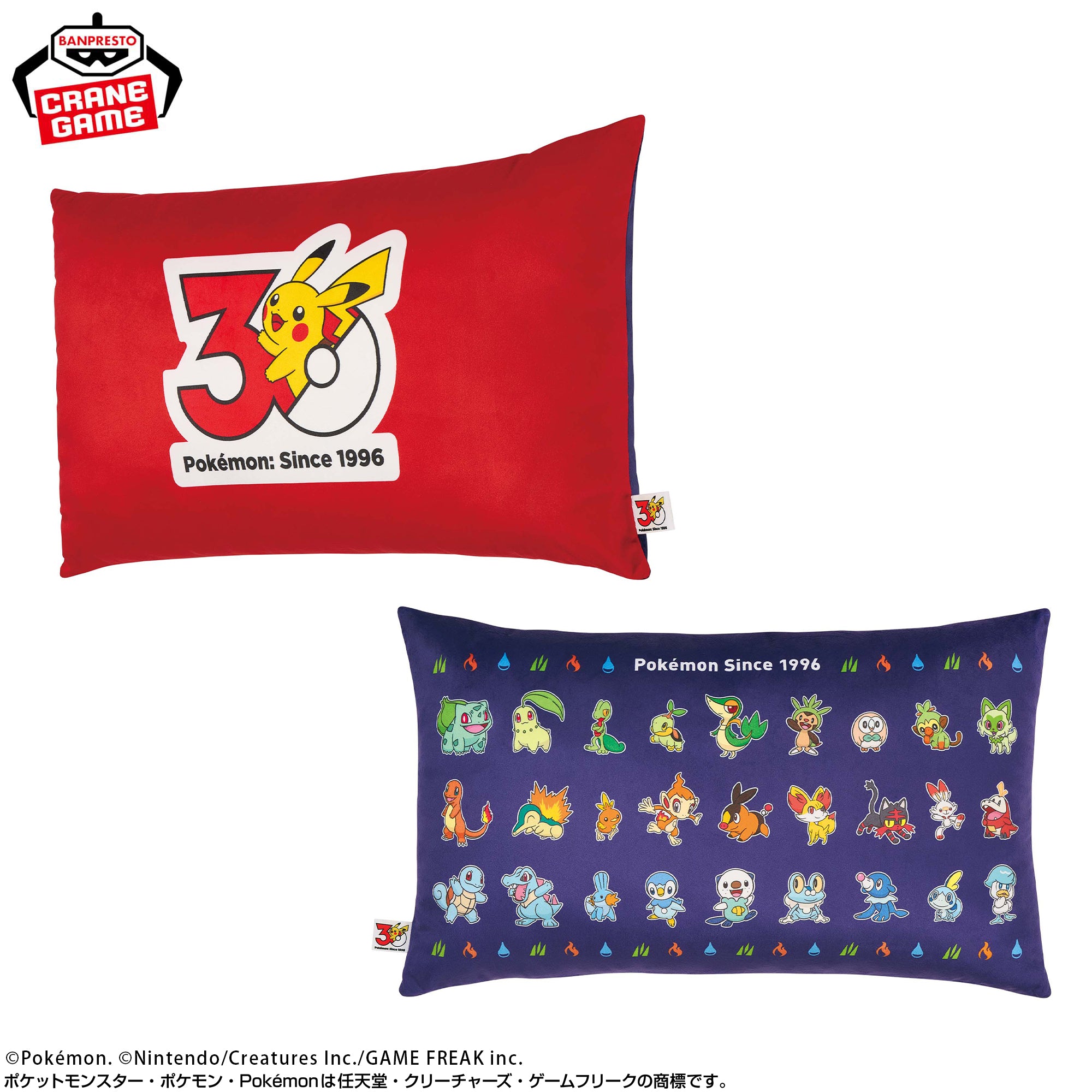 Pokemon Print Cushion - 30th Anniversary