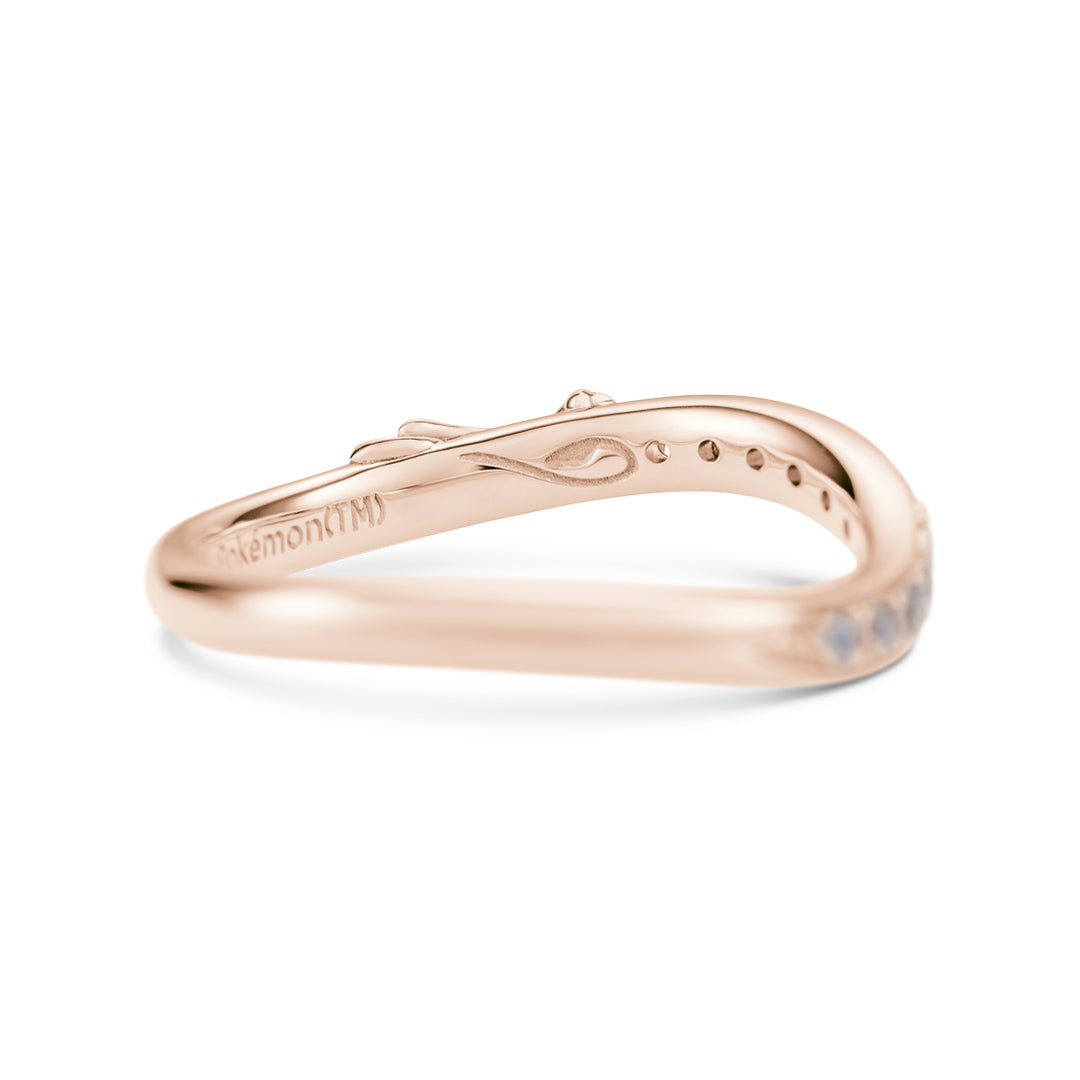 Pokemon U-Treasure - Mew Half Eternity Ring K18 Pink Gold