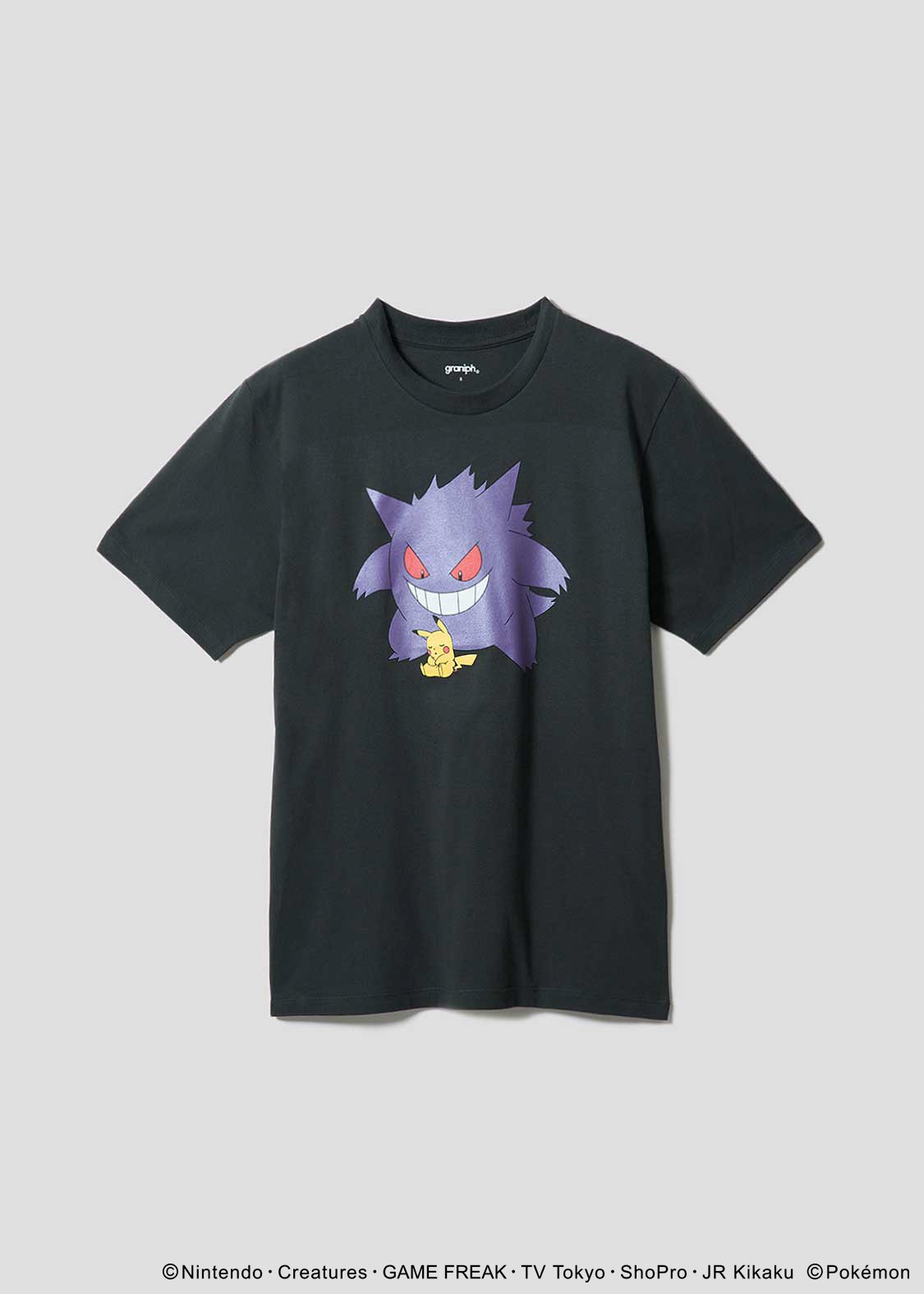 Pokemon x Graniph Fashion Collection - Pikachu & Gengar T-shirt