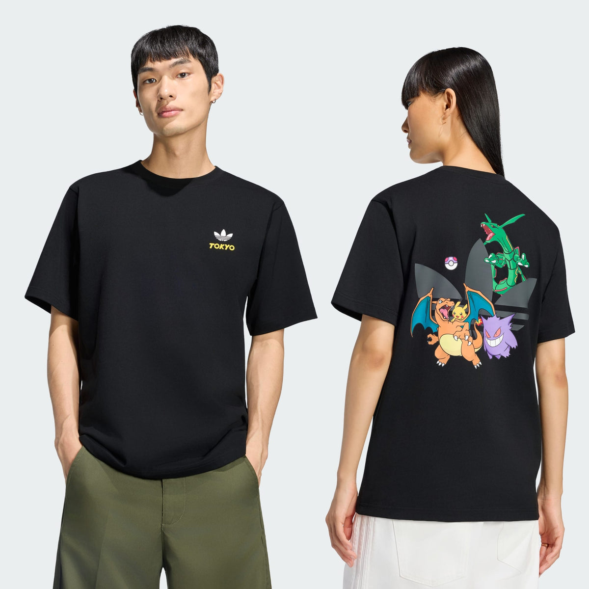 Pokemon x Adidas Collection - T-Shirt Tokyo 1 (2 Types)