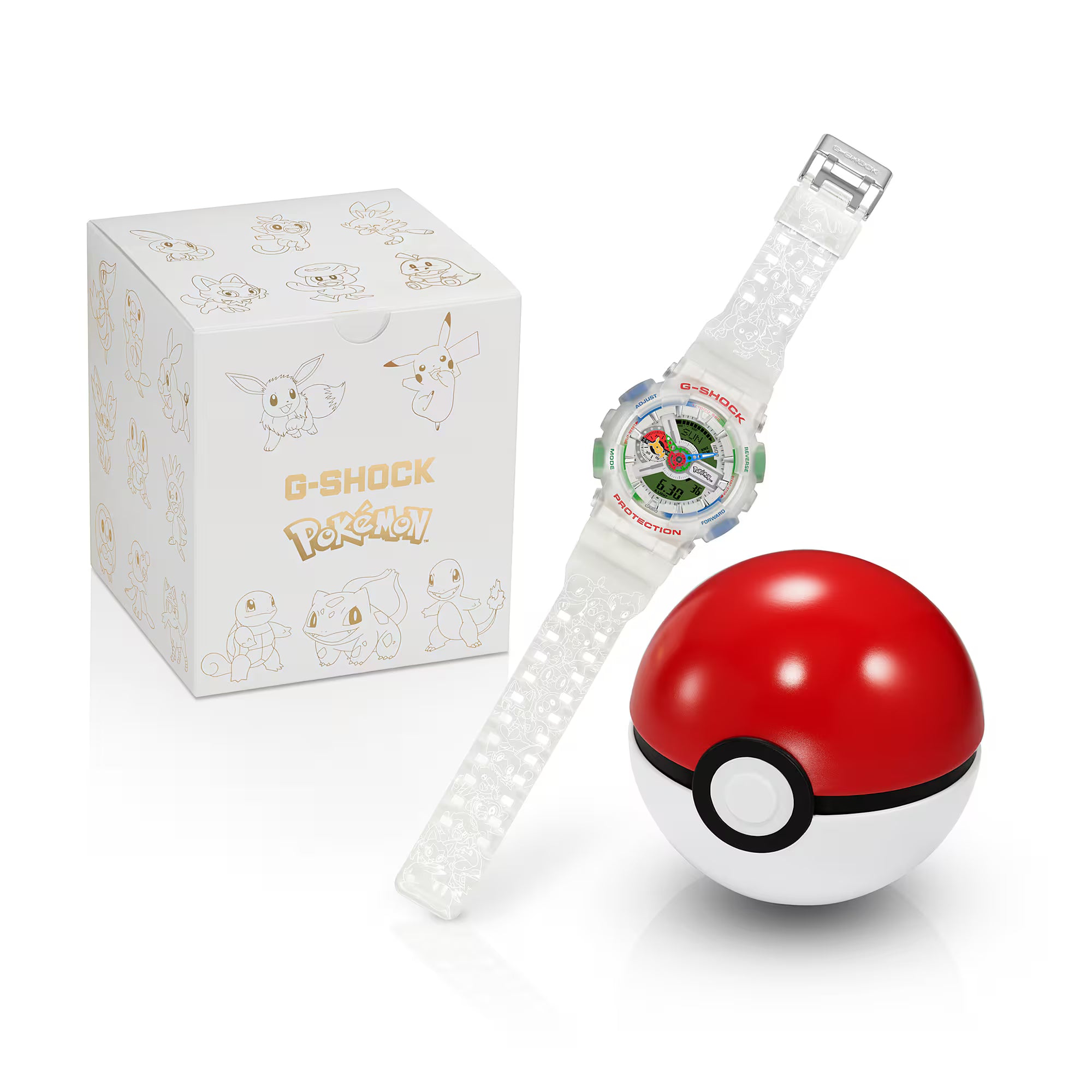 Pokemon x Casio - Pokemon 30th Anniversary G-SHOCK GA-110PKM-7AJR Watch
