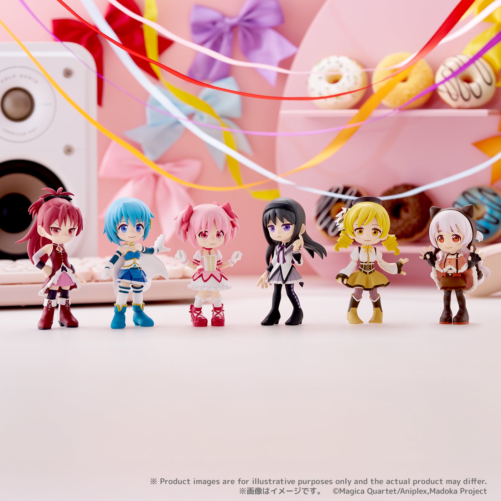 Puella Magi Madoka Magica PalVerse Figures - Complete Set of 6