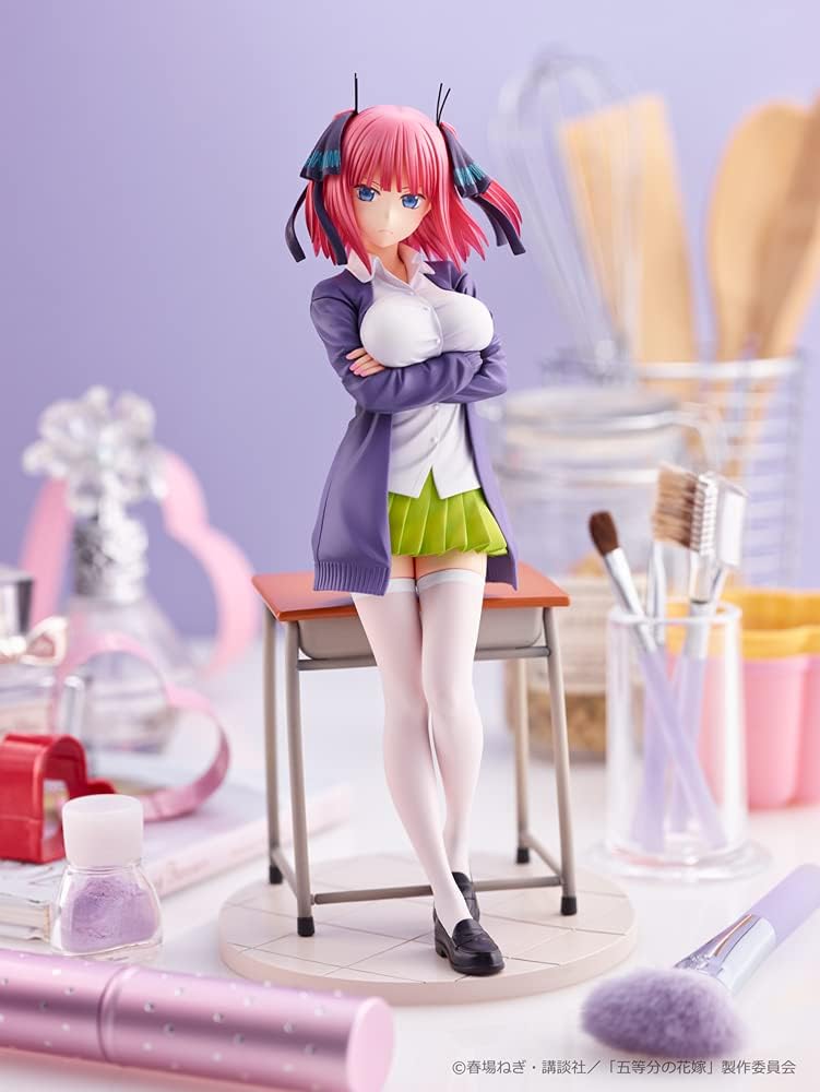 QUINTESSENTIAL QUINTUPLETS FIGURE KOTOBUKIYA - NAKANO NINO + SHORT HAIR REMPLACEMENT HEAD