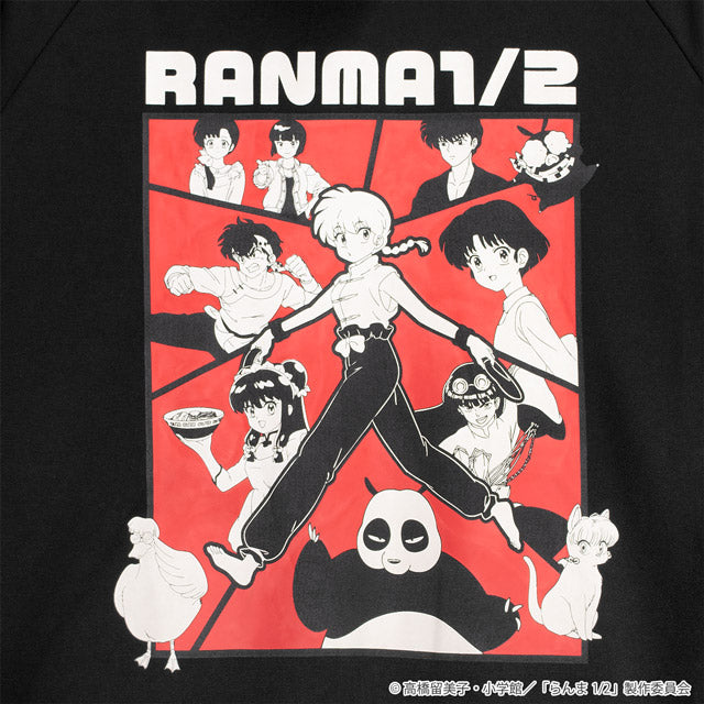 Ranma 1/2 x Listen Flavor - China Jersey Hoodie Black