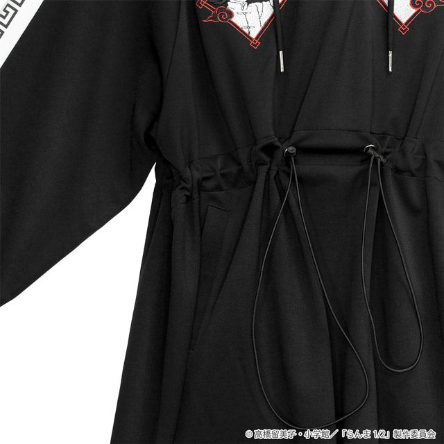 Ranma 1/2 x Listen Flavor - Chinese Jersey Dress Black