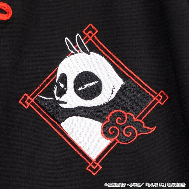 Ranma 1/2 x Listen Flavor - Chinese Jersey Dress Black