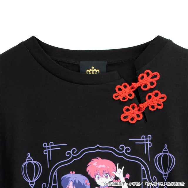 Ranma 1/2 x Listen Flavor - Heroines Beltron T-shirt Black