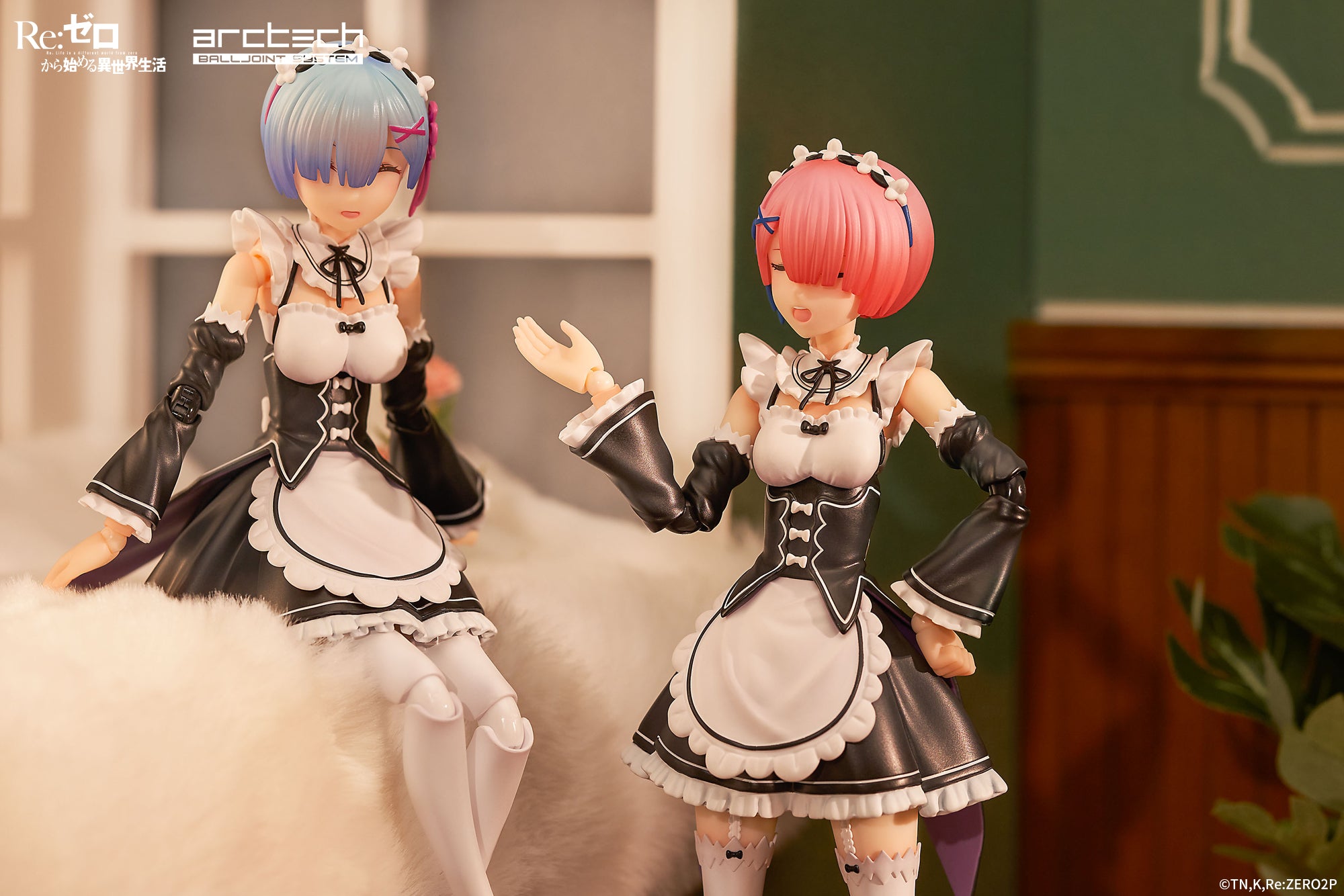 Re:Zero Starting Life in Another World Arctech Action Series - Ram & Rem Set