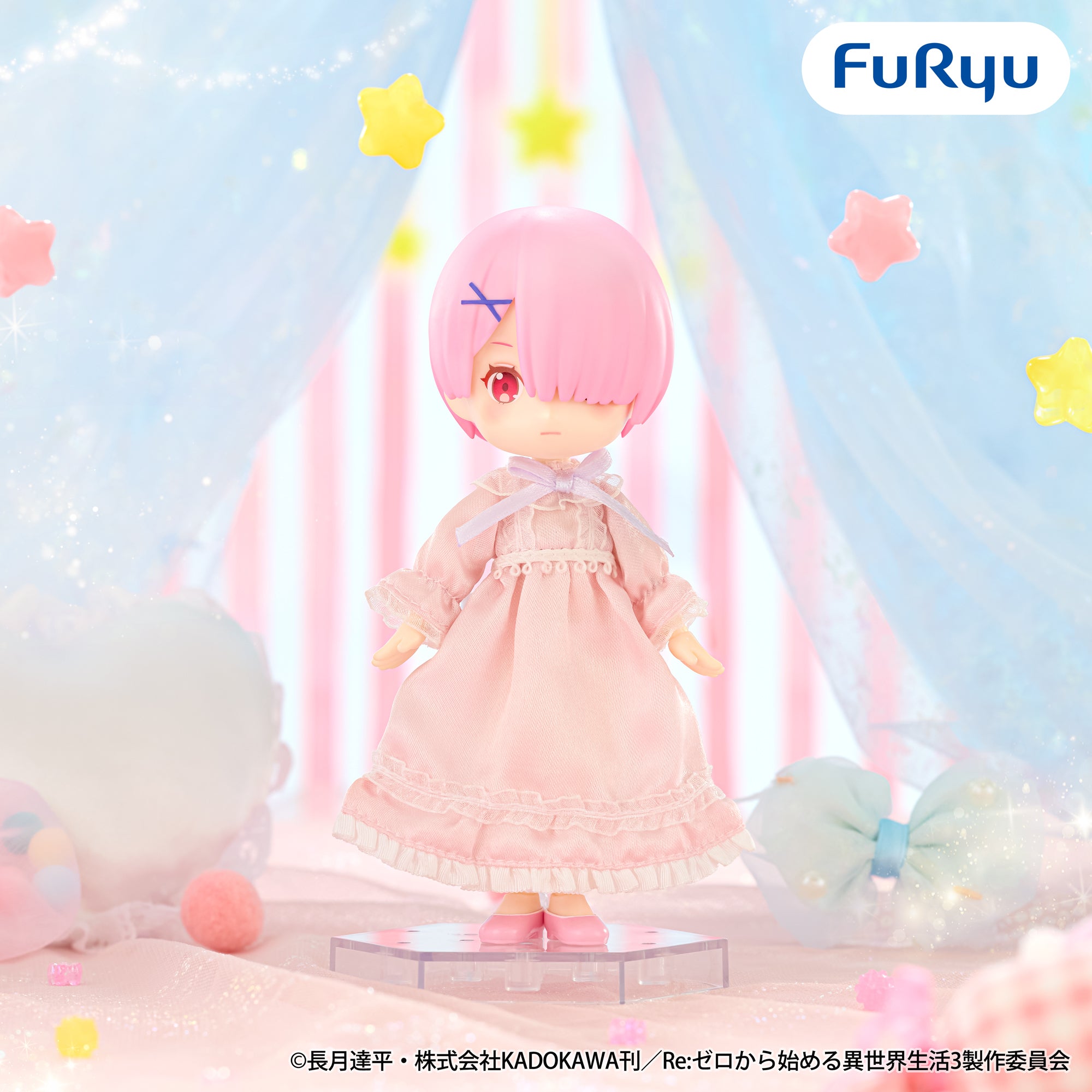 9個 MeloDoll Figure レム・ナイトドレス Re:Zero Starting Life in Another World MeloDoll Figure - Ram Night