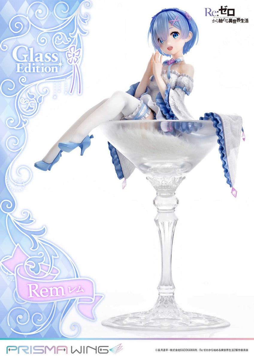 Re:Zero Starting Life in Another World Prisma Wing Figure − Rem Glass Bonus Edition