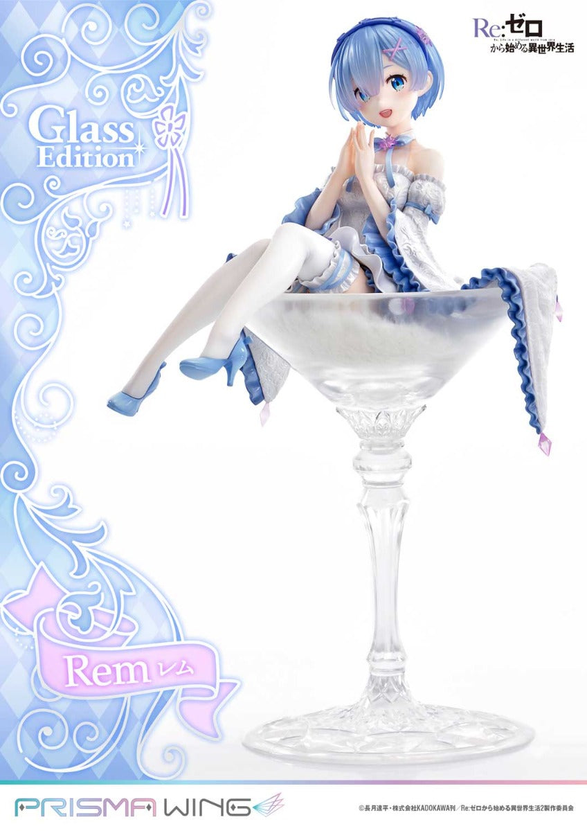 Re:Zero Starting Life in Another World Prisma Wing Figure − Rem Glass Bonus Edition