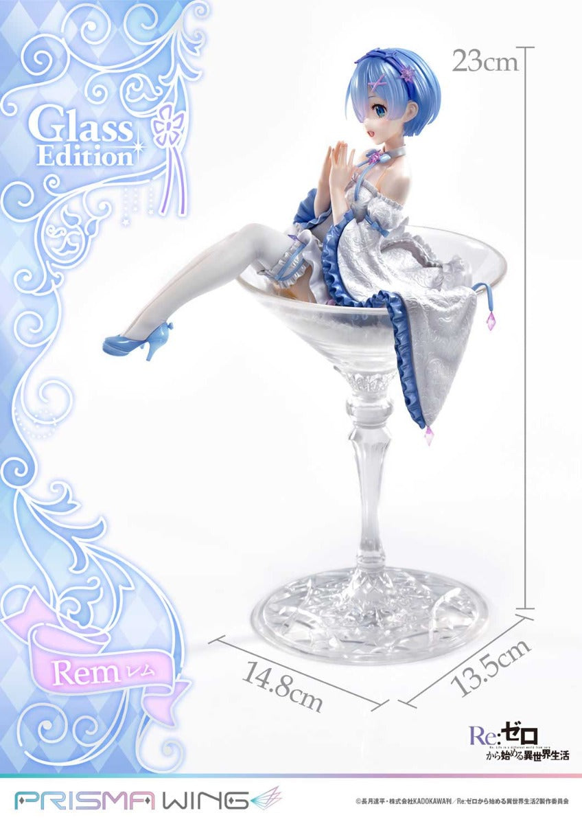 Re:Zero Starting Life in Another World Prisma Wing Figure − Rem Glass Bonus Edition