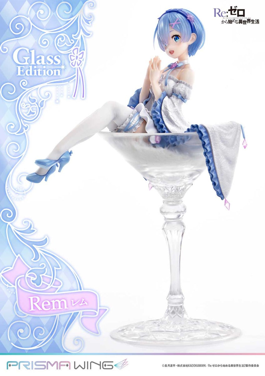 Re:Zero Starting Life in Another World Prisma Wing Figure − Rem Glass Bonus Edition