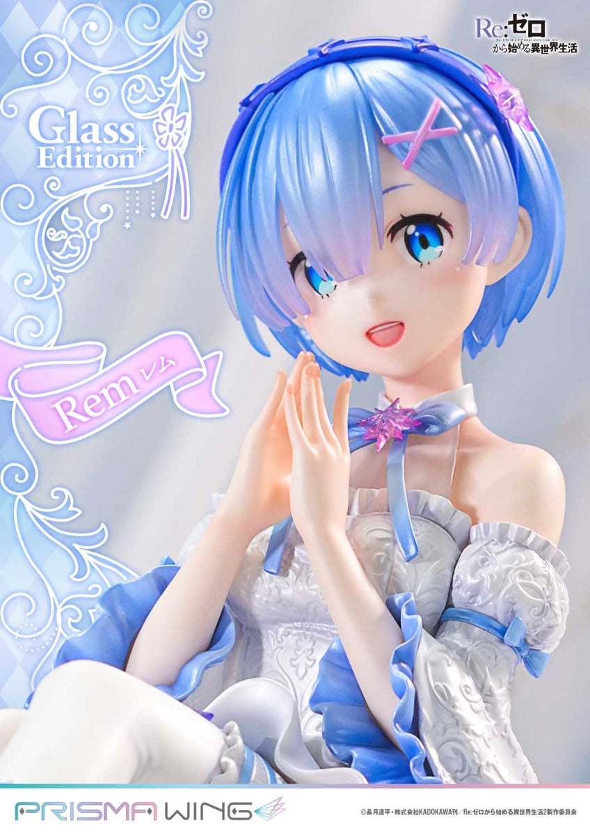 Re:Zero Starting Life in Another World Prisma Wing Figure − Rem Glass Bonus Edition