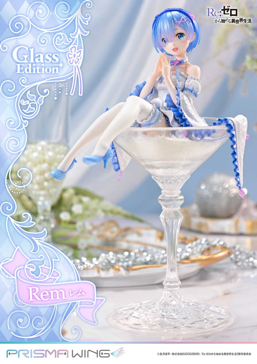 Re:Zero Starting Life in Another World Prisma Wing Figure − Rem Glass Bonus Edition
