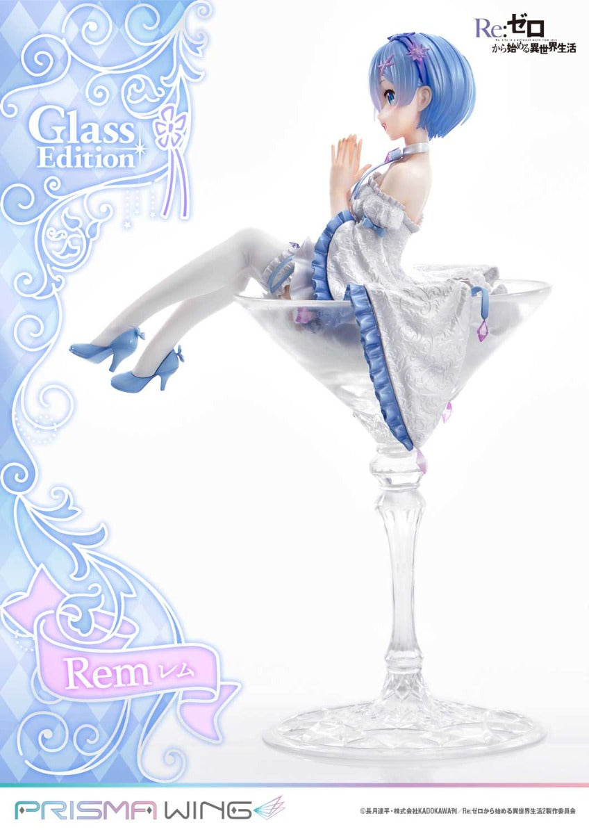 Re:Zero Starting Life in Another World Prisma Wing Figure − Rem Glass Bonus Edition