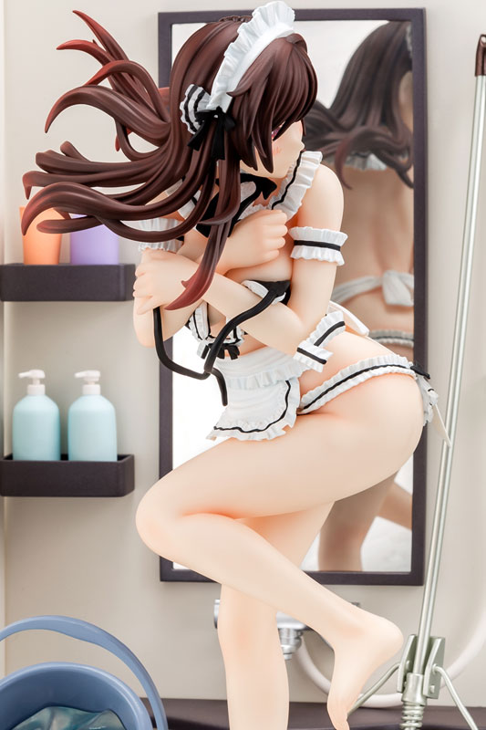 Rent a Girlfriend Completed Figure - Mizuhara Chizuru Maid Bikini Cleaning Figure 1/6