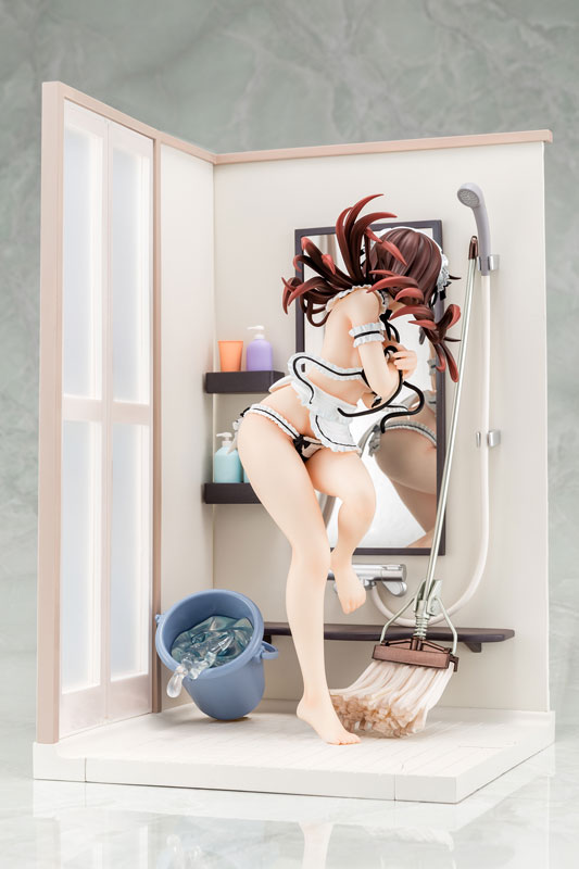 Rent a Girlfriend Completed Figure - Mizuhara Chizuru Maid Bikini Cleaning Figure 1/6