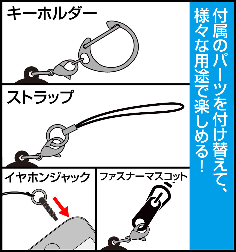 DREAMCAST CONTROLLER RUBBER MULTI KEYCHAIN