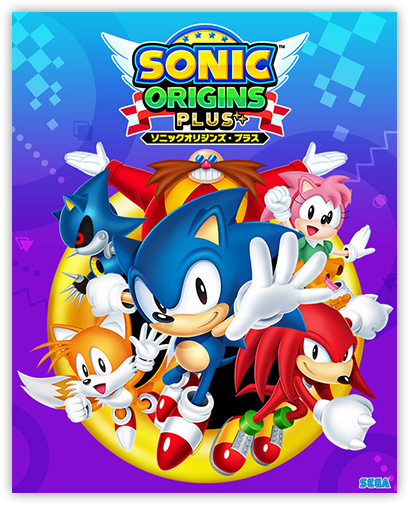 SONIC ORIGINS PLUS DX PACK EBTEN LIMITED PS4 - T-SHIRT - ACRYLIC STAND - TOWEL - COVER - ARTBOOK